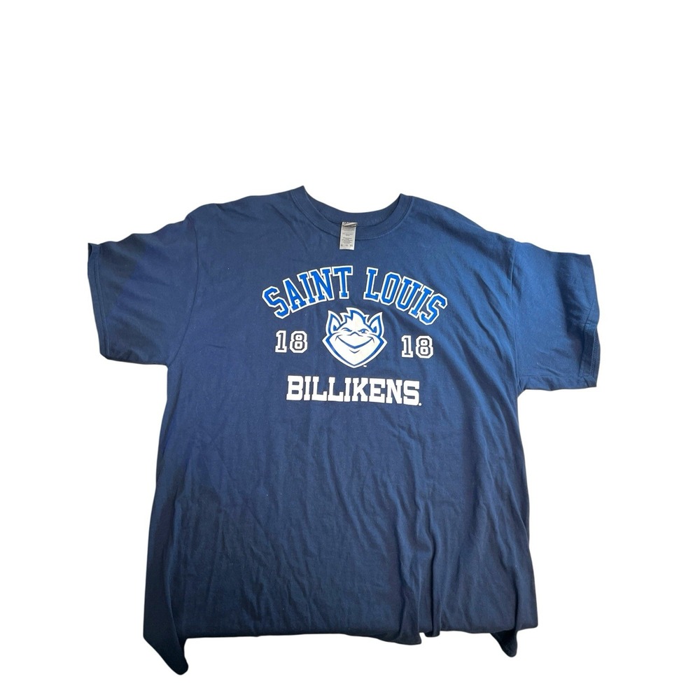 Men's‎ St. Louis Billlikens T-shirt Navy Blue Billikens T-shirt Size XL College